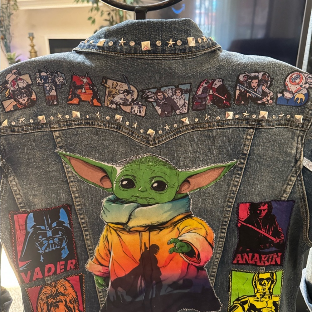 Star Wars Custom Denim Jacket Med